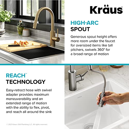 Open Box - Kraus KPF-2620SFACB - Kitchen Faucet