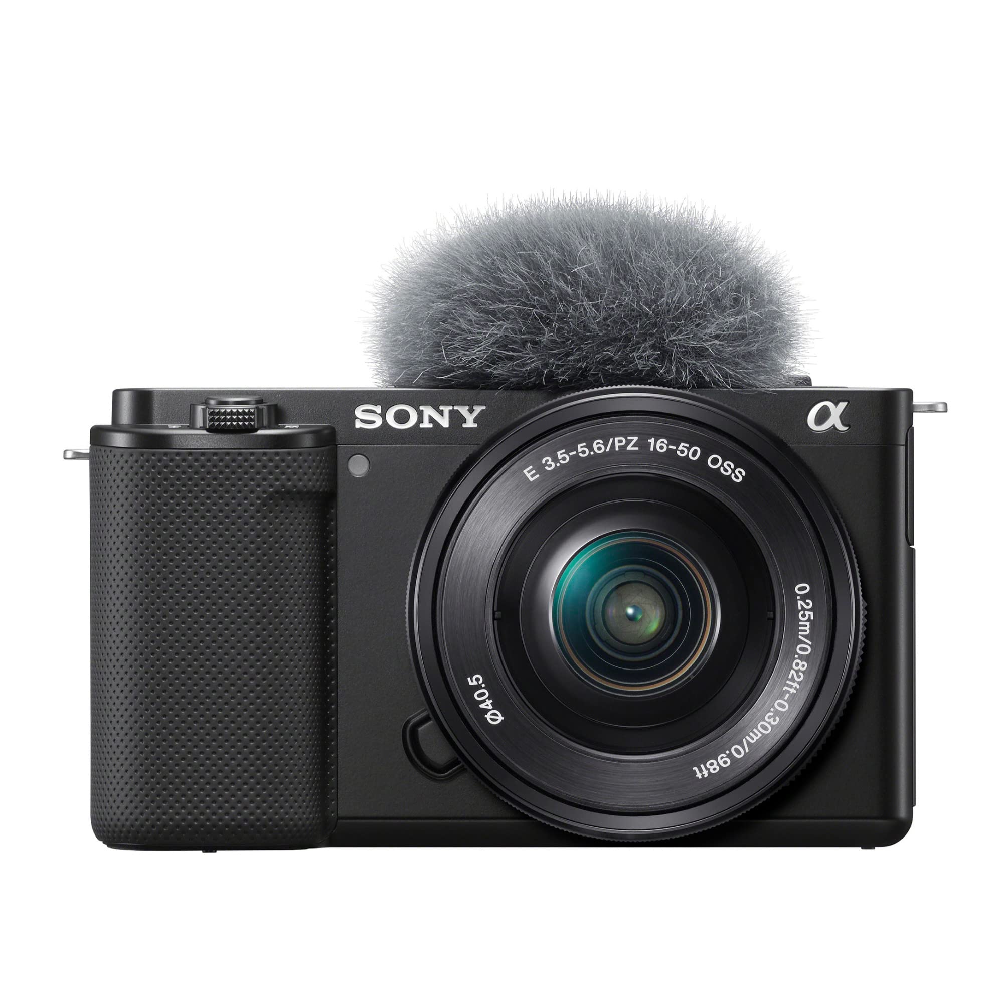 Certified Refurbished - Sony - Alpha ZV-E10 Kit Mirrorless Vlog Camera with 16-50mm Lens - Black SonyBullseye Deals