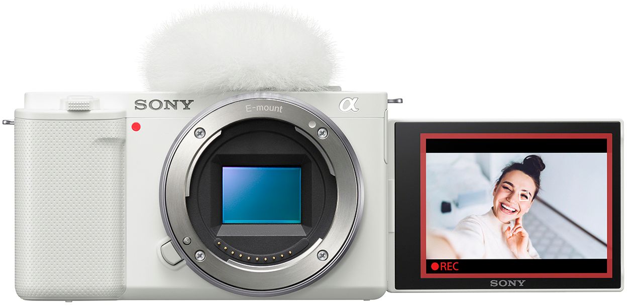 Certified Refurbished - Sony - Alpha ZV-E10 Mirrorless Vlog Camera - Body Only - White SonyBullseye Deals