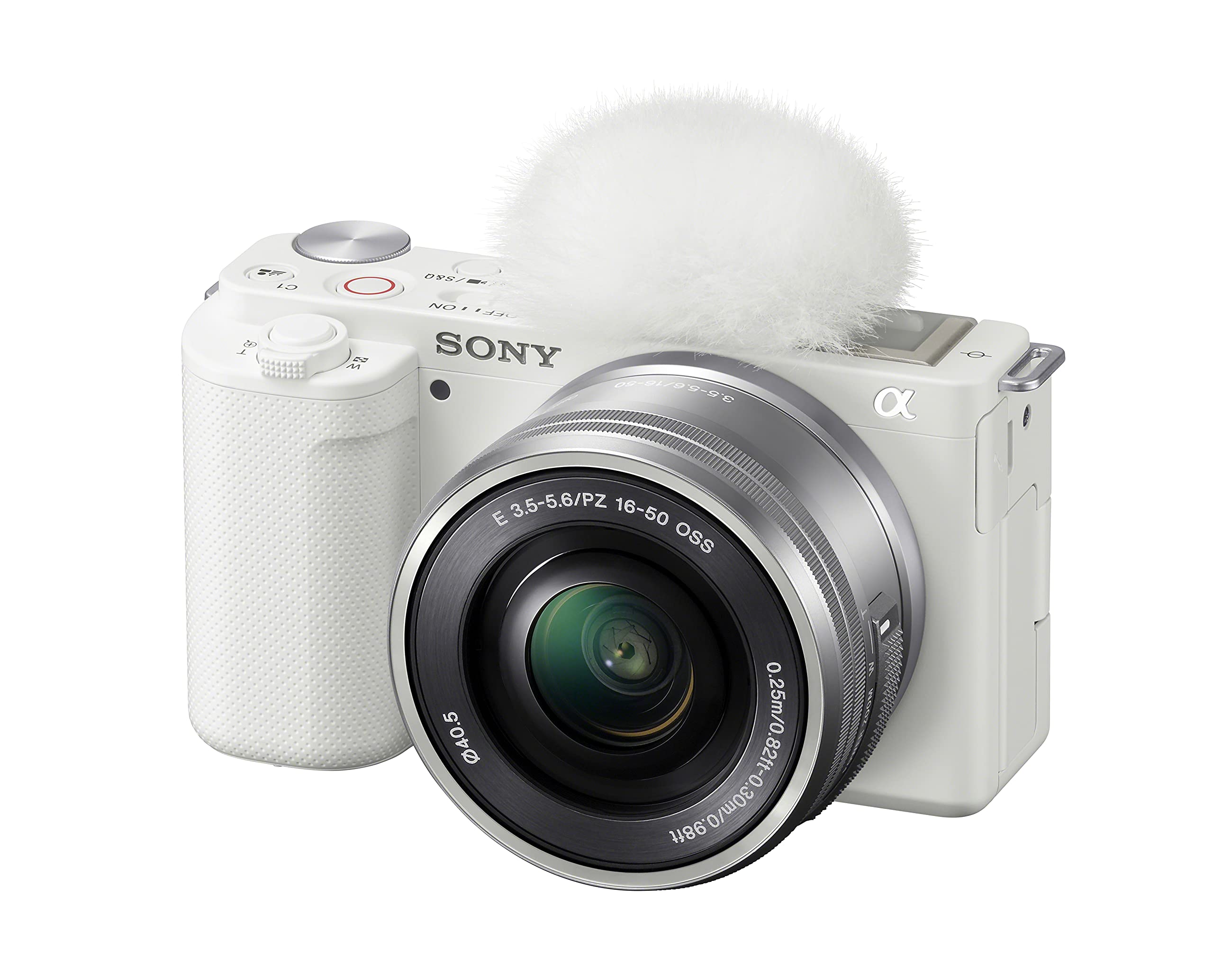 Certified Refurbished - Sony - Alpha ZV-E10 Mirrorless Vlog Camera - Body Only - White SonyBullseye Deals