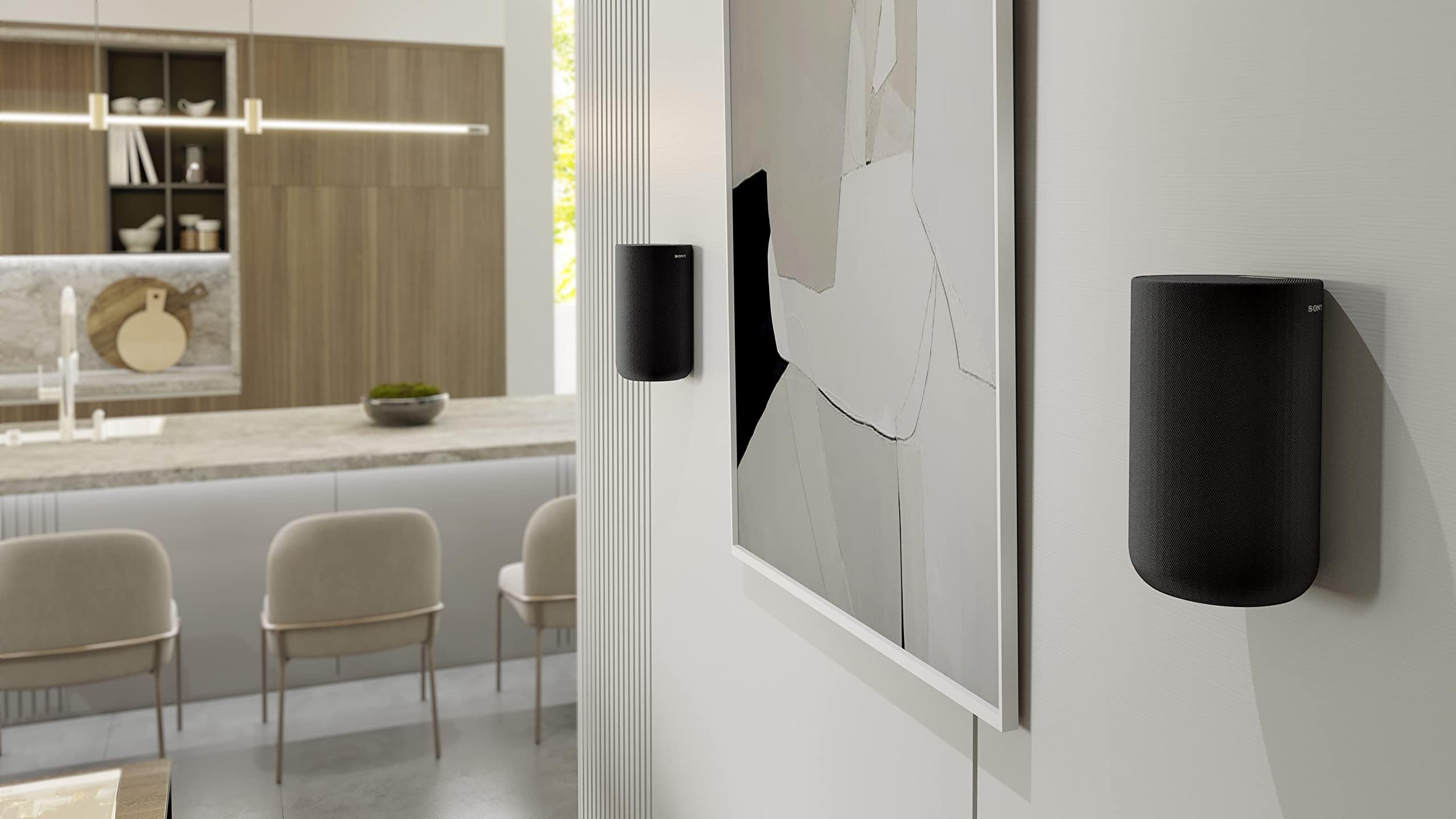 Certified Refurbished - Sony SA-RS5 Wireless Rear Speakers with Built-in Battery for HT-A7000/HT-A5000