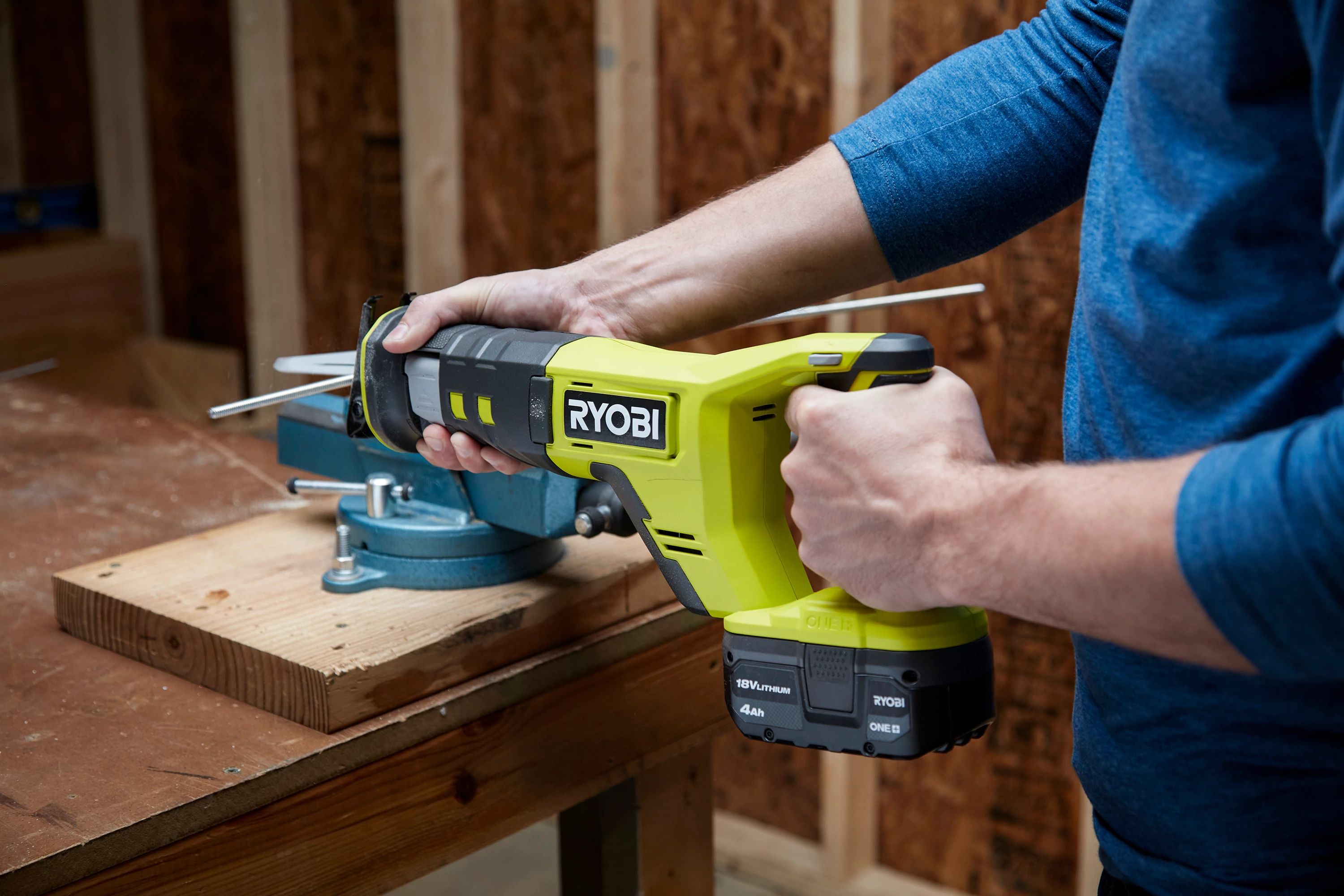 Open Box - RYOBI ONE+ 18V Cordless Reciprocating Saw (Tool Only)