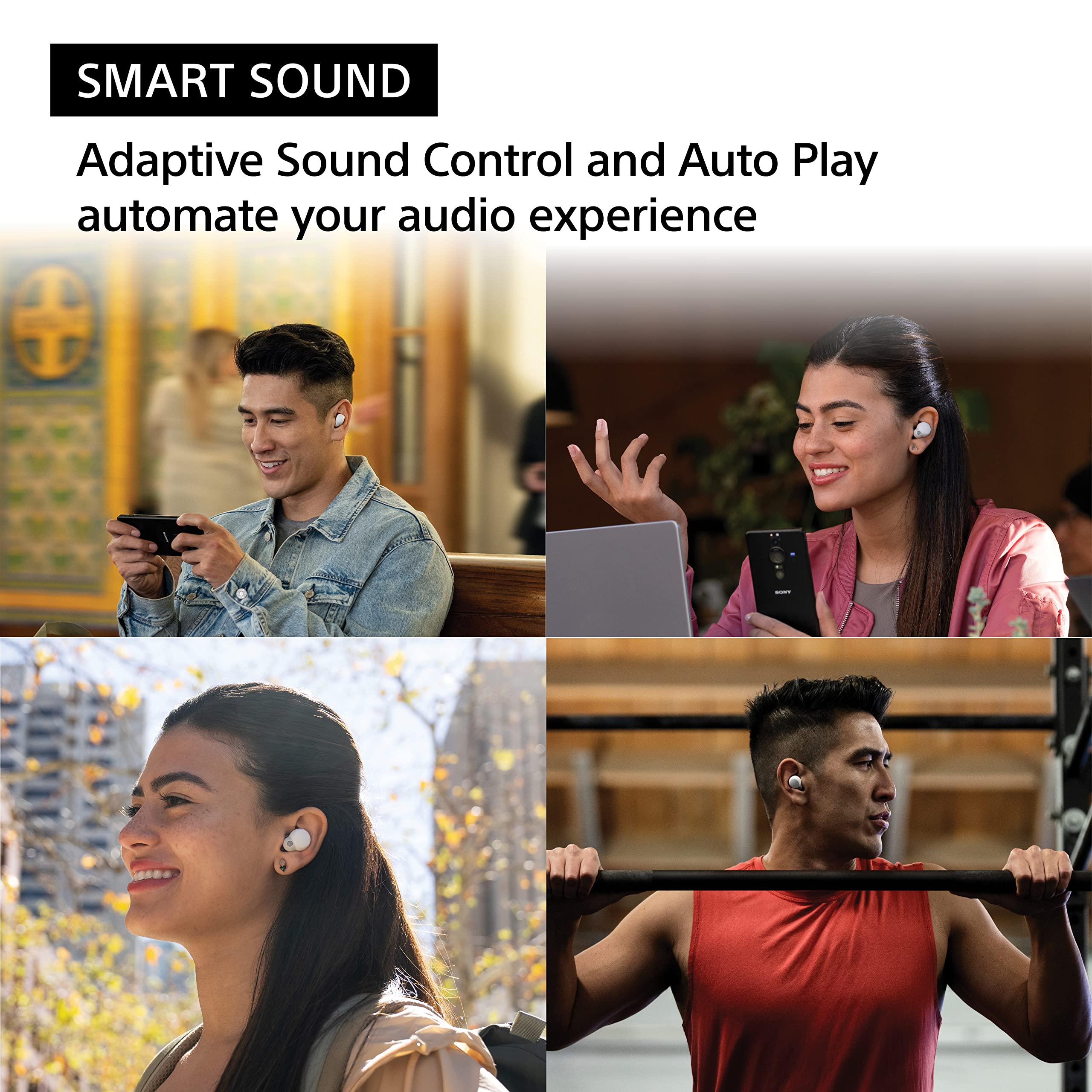 Open Box -  Sony LinkBuds S Truly Wireless Noise Canceling Earbud Headphones - WFLS900N/B SonyBullseye Deals