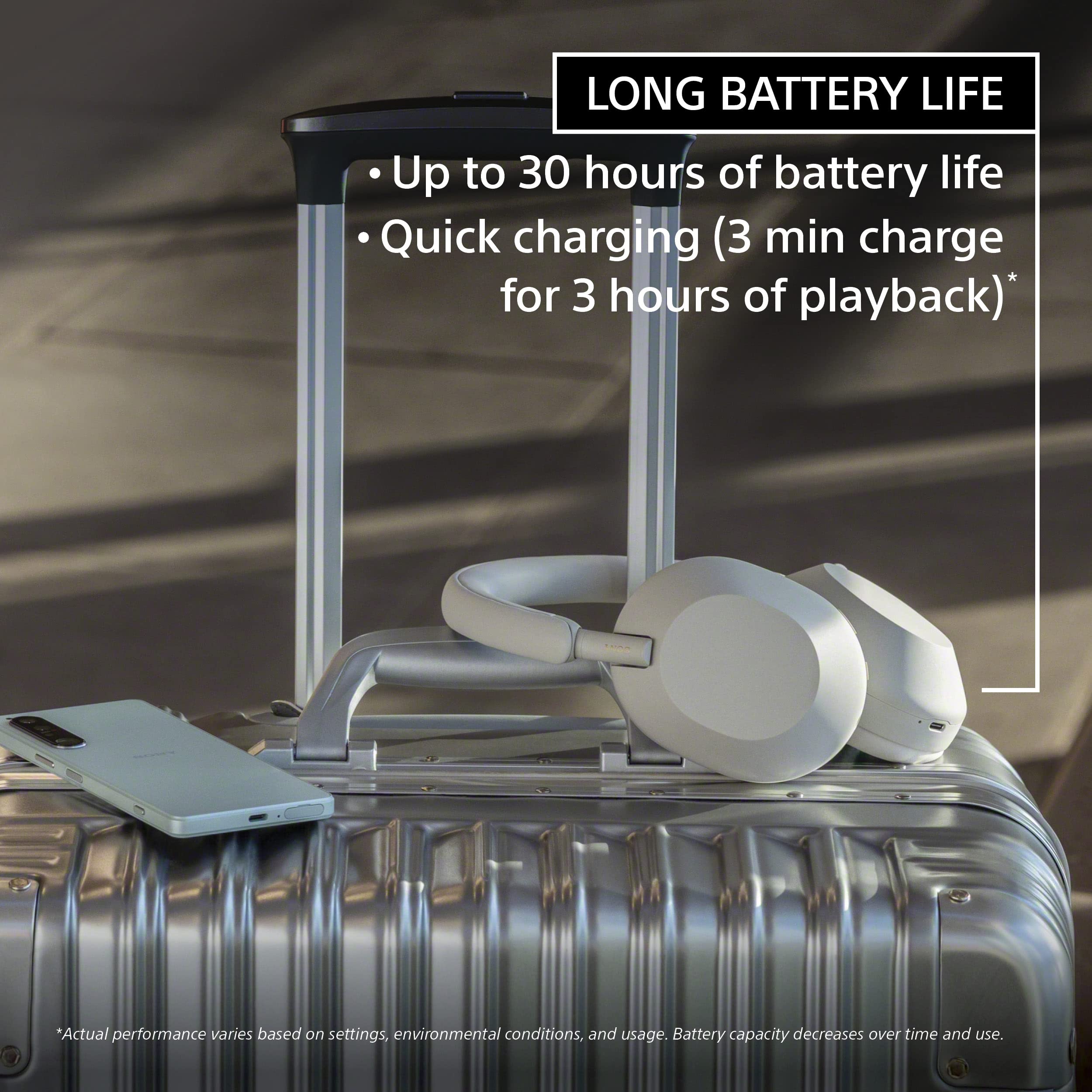 Certified Refurbished - Sony WH-1000XM5/L Wireless Industry Leading Noise Canceling Bluetooth Headphones - Midnight Blue SonyBullseye Deals