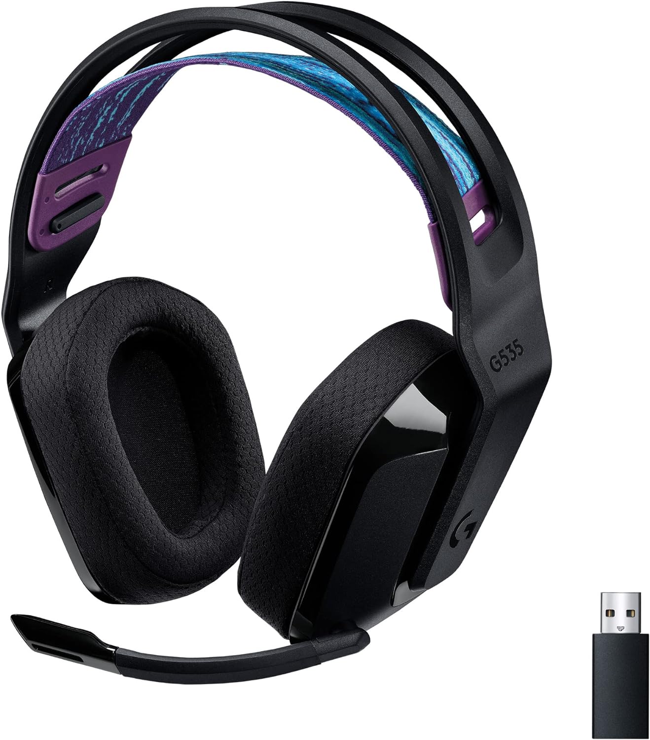 Refurbished - Logitech G G535 LIGHTSPEED Wireless Headset (Black)