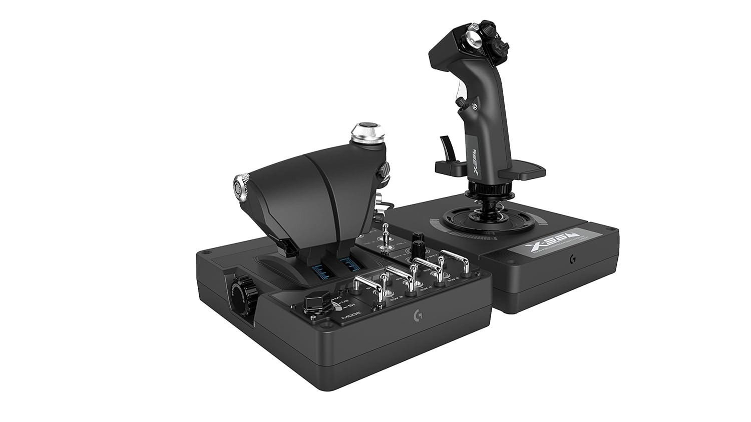 Refurbished - Logitech G X56 H.O.T.A.S Throttle and Joystick Flight Simulator Game Controller