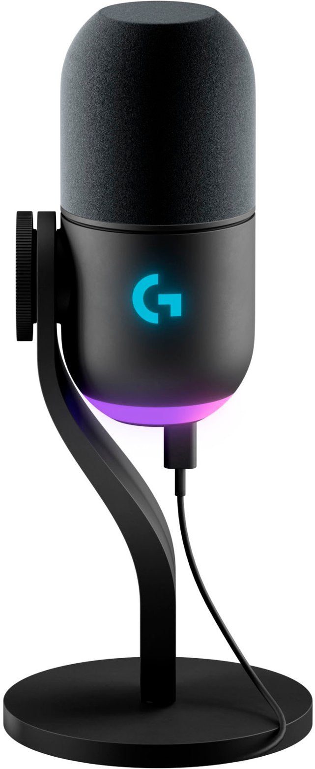Refurbished - Logitech - Yeti GX Wired Supercardioid Dynamic Gaming Microphone with LIGHTSYNC RGB Lights LogitechBullseye Deals