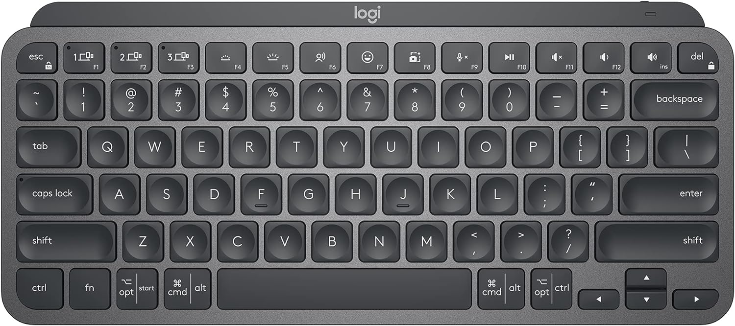 Open Box -  MX Keys Mini Minimalist Wireless Illuminated Keyboard-GRAPHITE-US-2.4GHZ/BT 920-010388