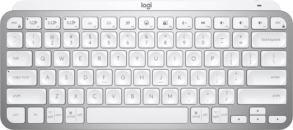 Used - MX Keys Mini Minimalist Wireless Illuminated Keyboard-PALE GREY-US-2.4GHZ/BT 920-010473