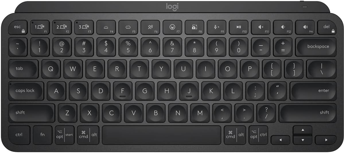 Open Box -  MX Keys Mini Minimalist Wireless Illuminated Keyboard-BLACK-US-2.4GHZ/BT-OFFLINE ONLY 920-010475