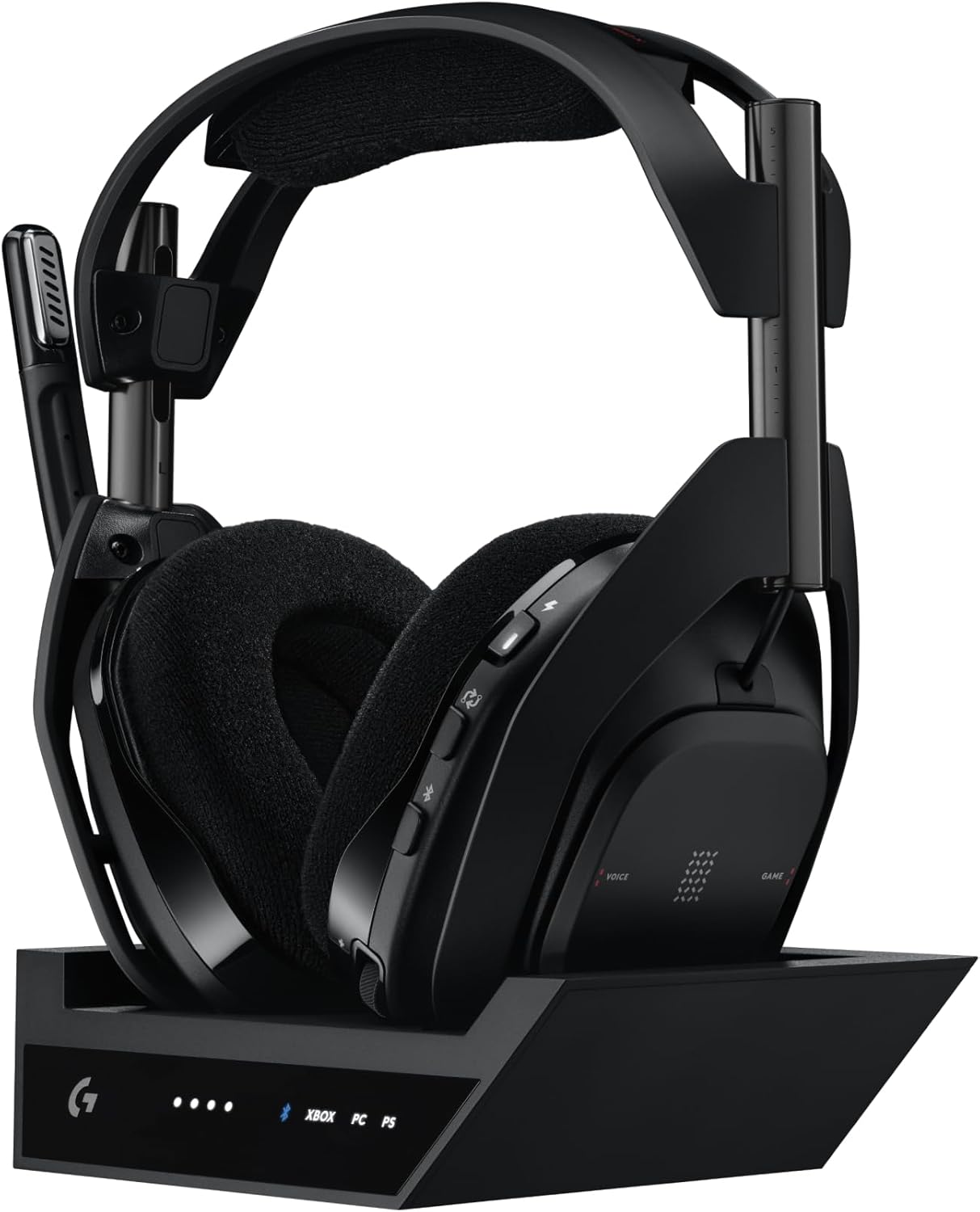 Refurbished - A50 X LIGHTSPEED Wireless Gaming Headset + Base Station-BLACK-2.4GHZ-PLUGA-AMR-403