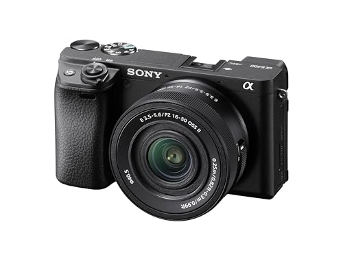 Certified Refurbished - Sony Alpha 6400 Mirrorless 4K Video Camera with E PZ 16-50mm Lens - Black SonyBullseye Deals