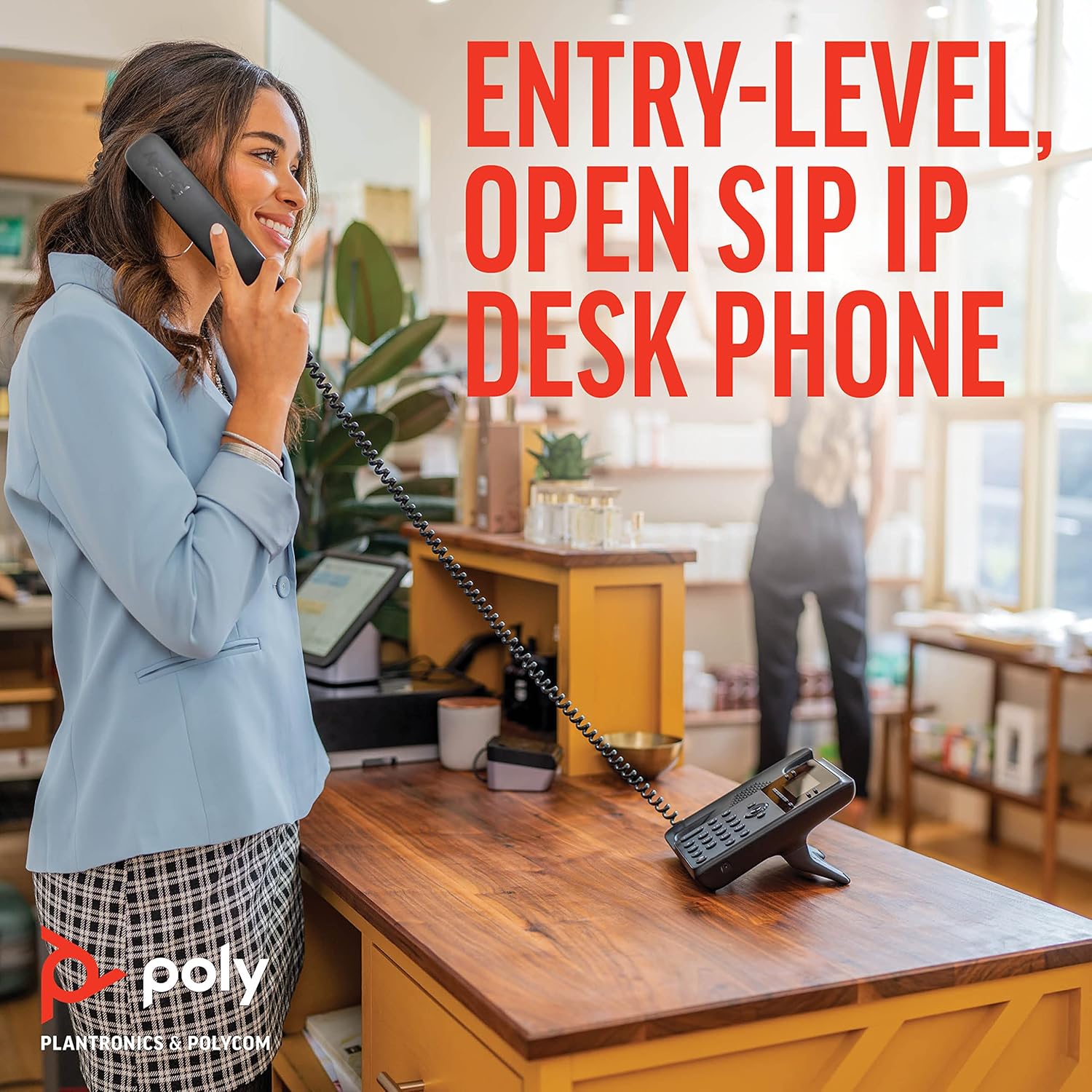 Poly Edge B10 IP Phone with PSU Black