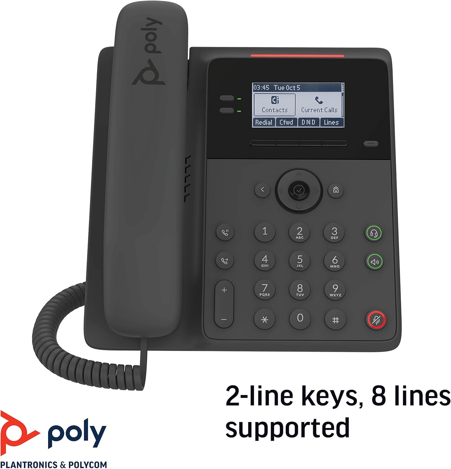 Poly Edge B10 IP Phone with PSU Black