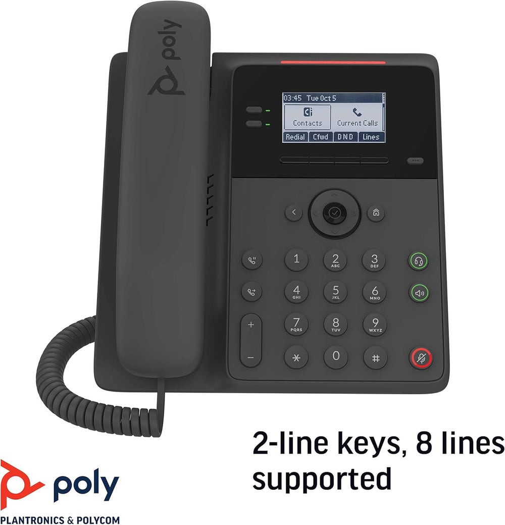 New - Poly Edge B10 IP Phone with PSU Black