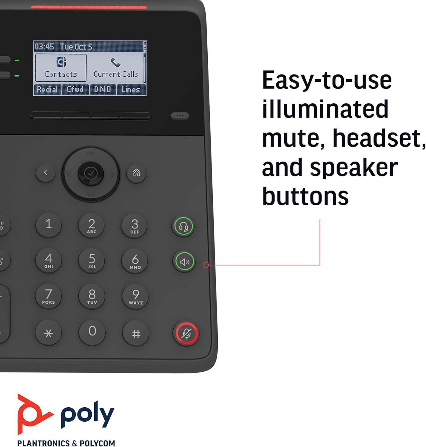 Poly Edge B10 IP Phone with PSU Black