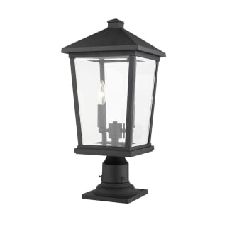 Open Box - Z-Lite 568PHBR-533PM-BK - Post Lights Outdoor Lighting