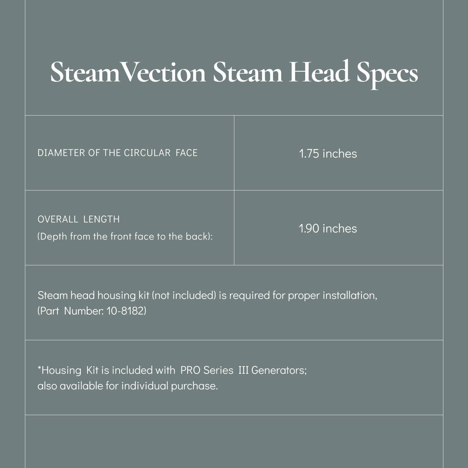 Open Box - ThermaSol TT7-SVSQ-SN - Steam Shower Kits Steam Showers