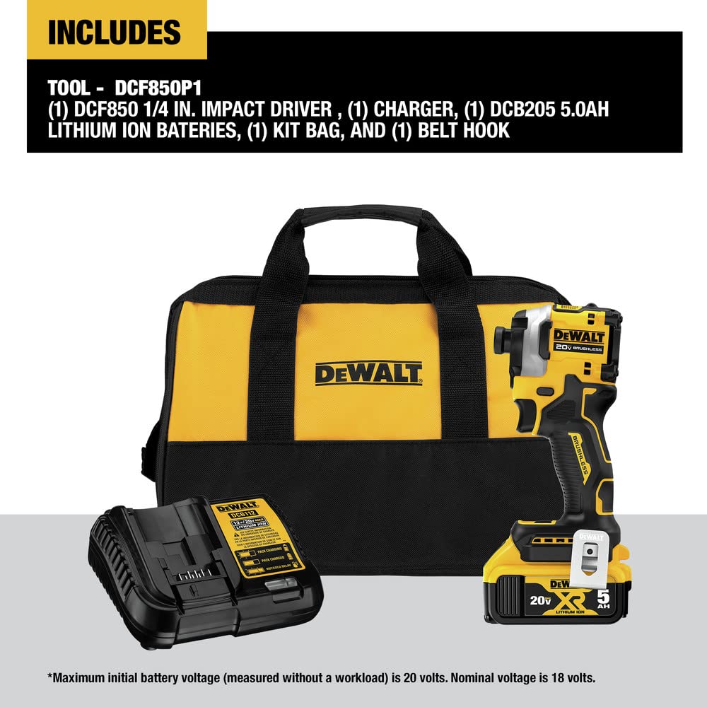Open Box - DEWALT ATOMIC 20-Volt MAX Lithium-Ion Cordless Impact Driver Kit DEWALTBullseye Deals