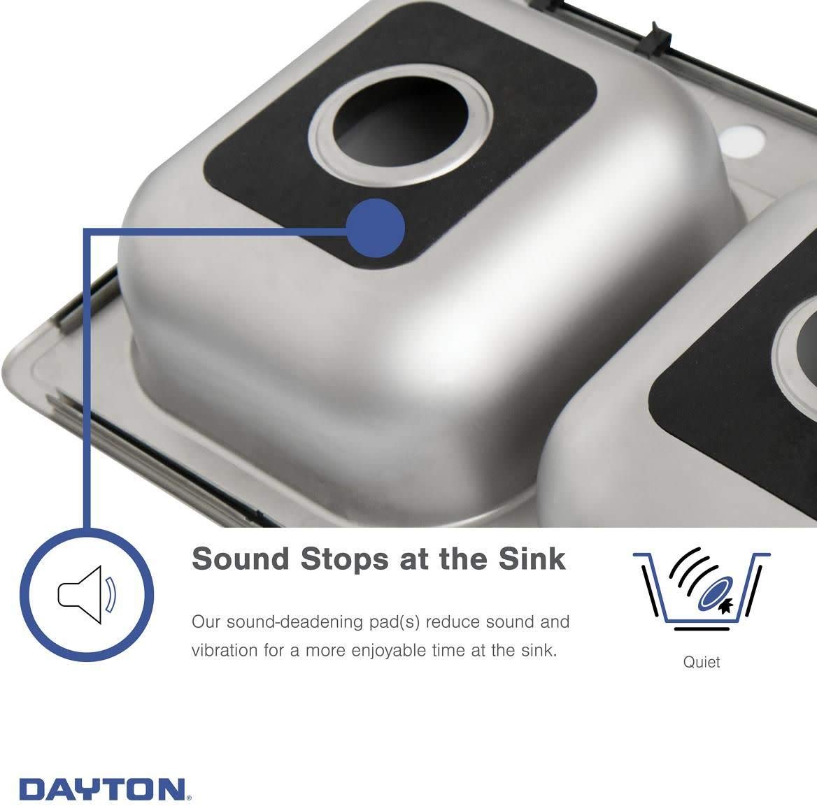 Open Box - Elkay DSE125223 Dayton 25" Single Basin Drop In Stainless Steel Kitchen Sink
