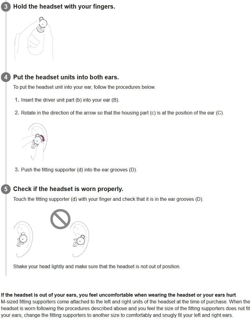 Certified Refurbished - SONY WFL900/H Headphone (BT)