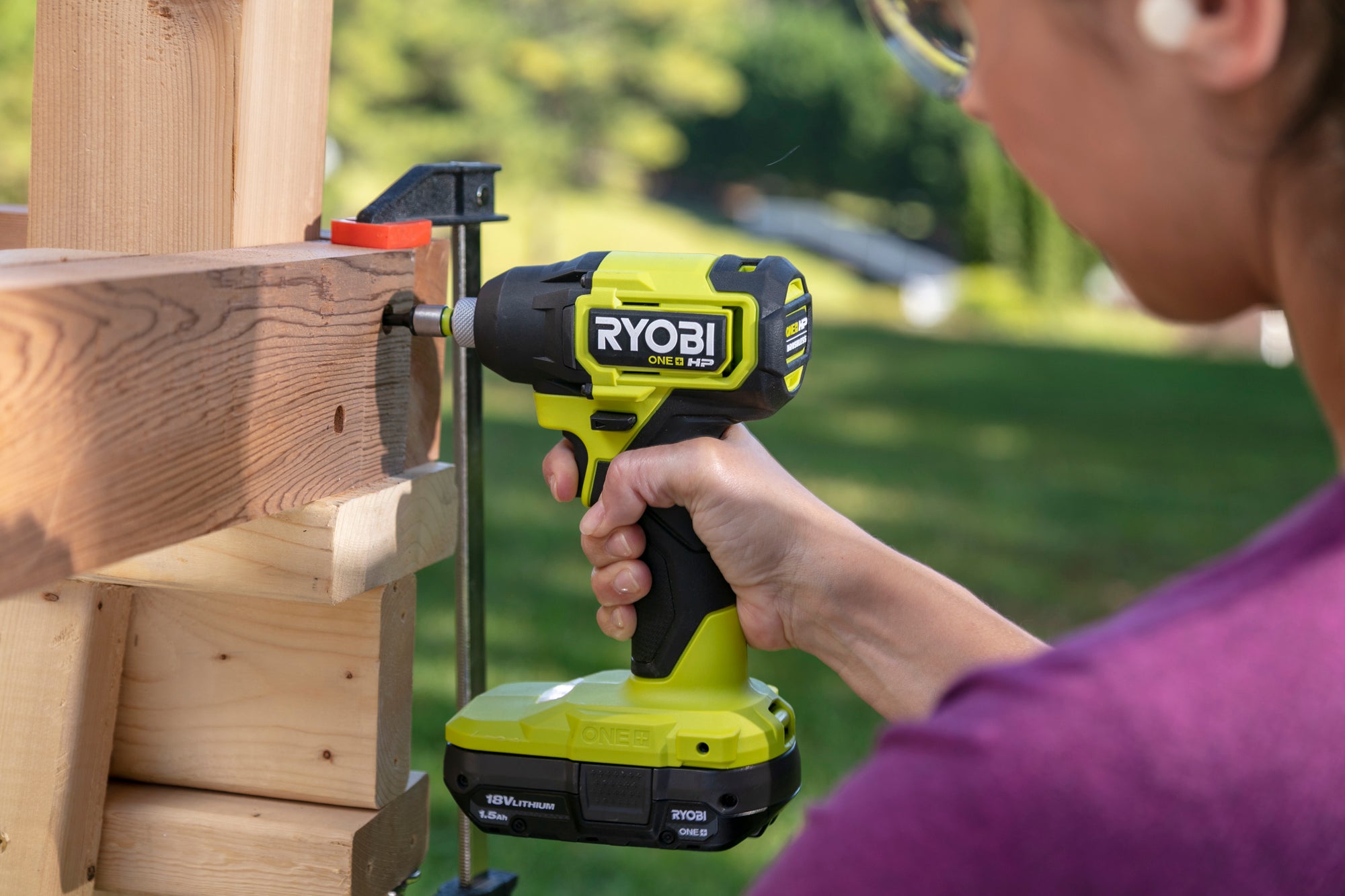 Open Box -  RYOBI ONE+ 18V Lithium-Ion 1.5 Ah Battery