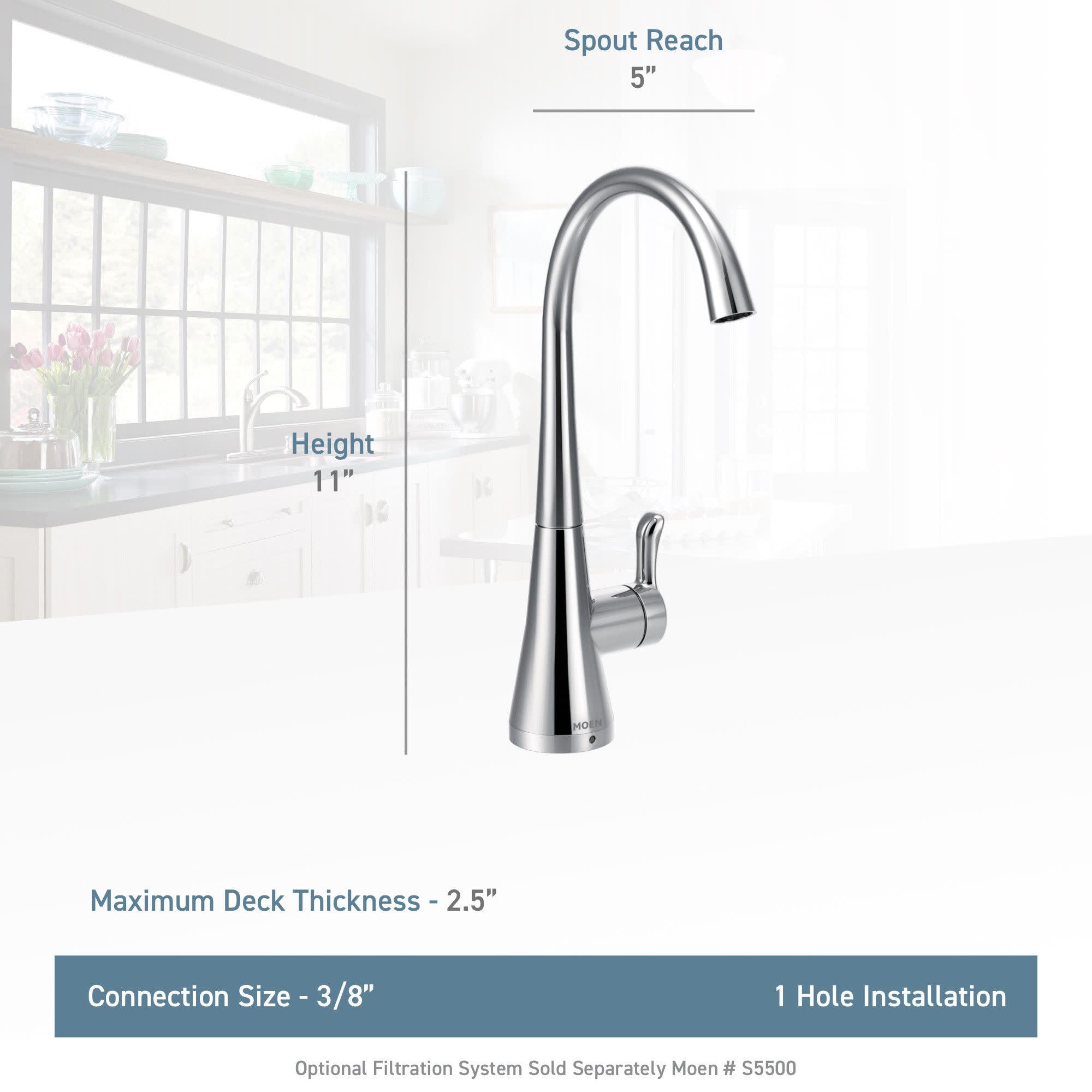 Open Box - Moen S5520BLS - Water Dispenser Faucet