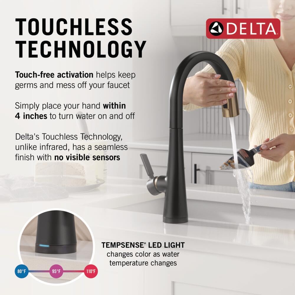 Open Box - Delta 9191TL-GZ-PR-DST - Kitchen Faucet