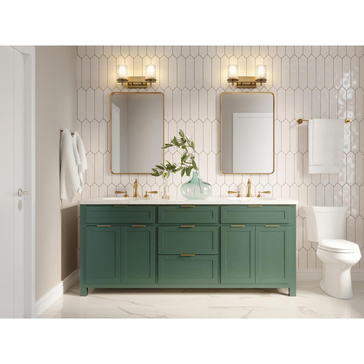 Open Box - Z-Lite 1949-2V-MGLD - Bathroom Fixtures Indoor Lighting