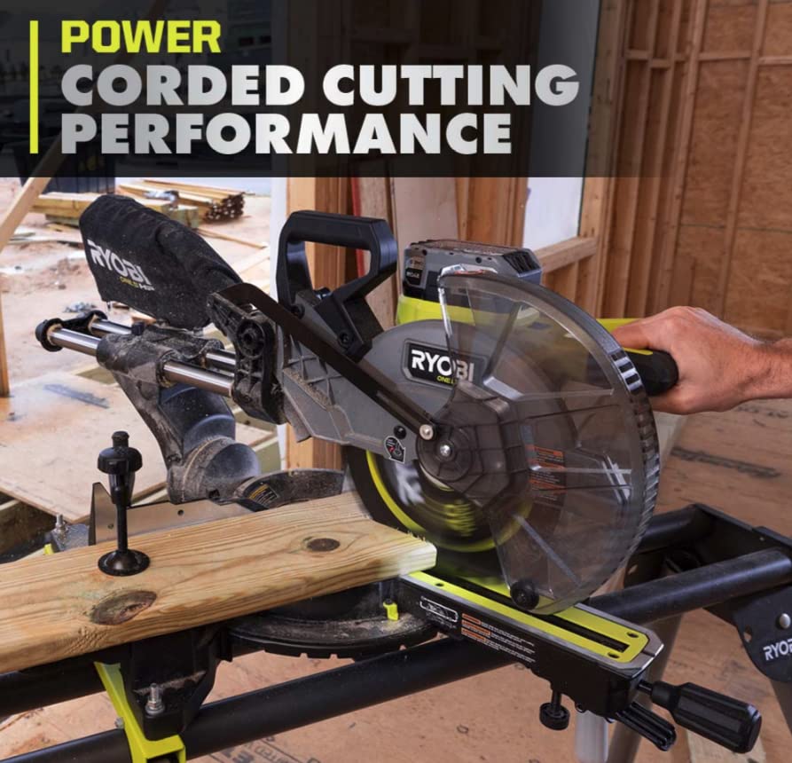 Open Box - RYOBI 18V ONE+ HP Brushless Cordless 10-inch Mitre Saw Kit with 4.0 HP Battery and Charger RYOBIBullseye Deals