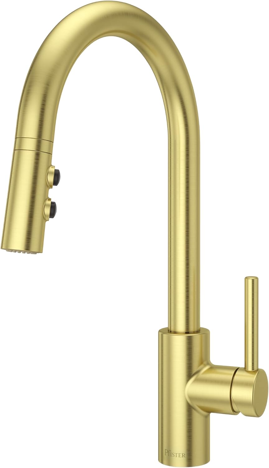 Open Box - Pfister Stellen KTCH 529 STN P-D 13 1HDL 1.8GPM BG - Brushed Gold