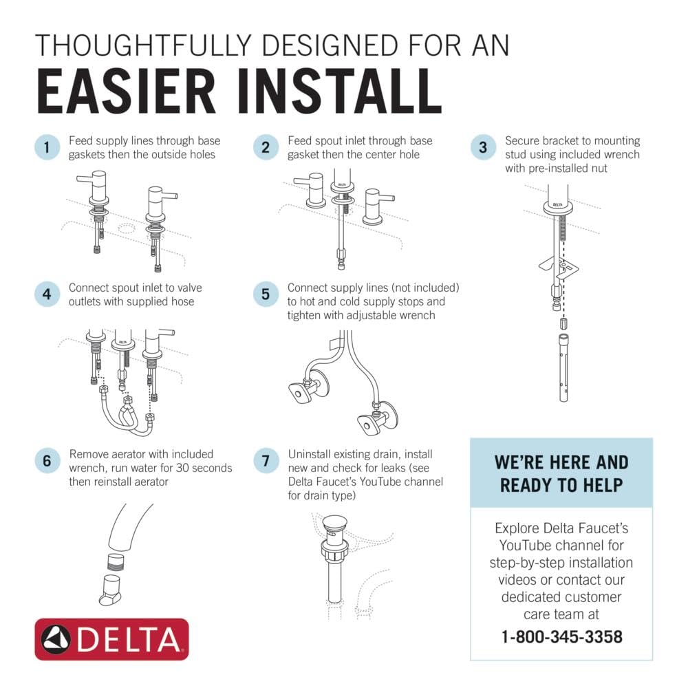 Open Box - Delta 35749LF-CZ - Bathroom Sink Faucets Faucet