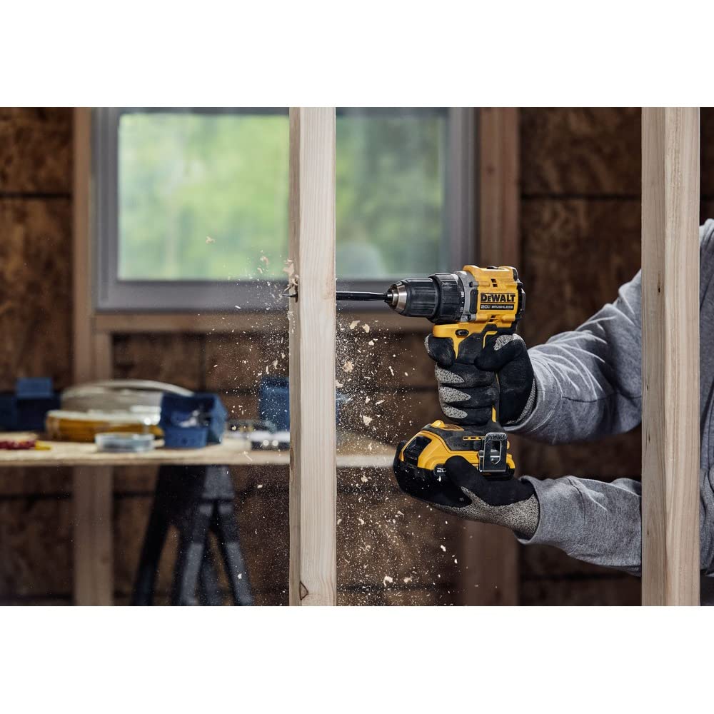 Open Box -  DEWALT ATOMIC 20-Volt Lithium-Ion Cordless Compact 1/2 in. Drill/Driver Kit with 2.0Ah Battery, Charger and Bag