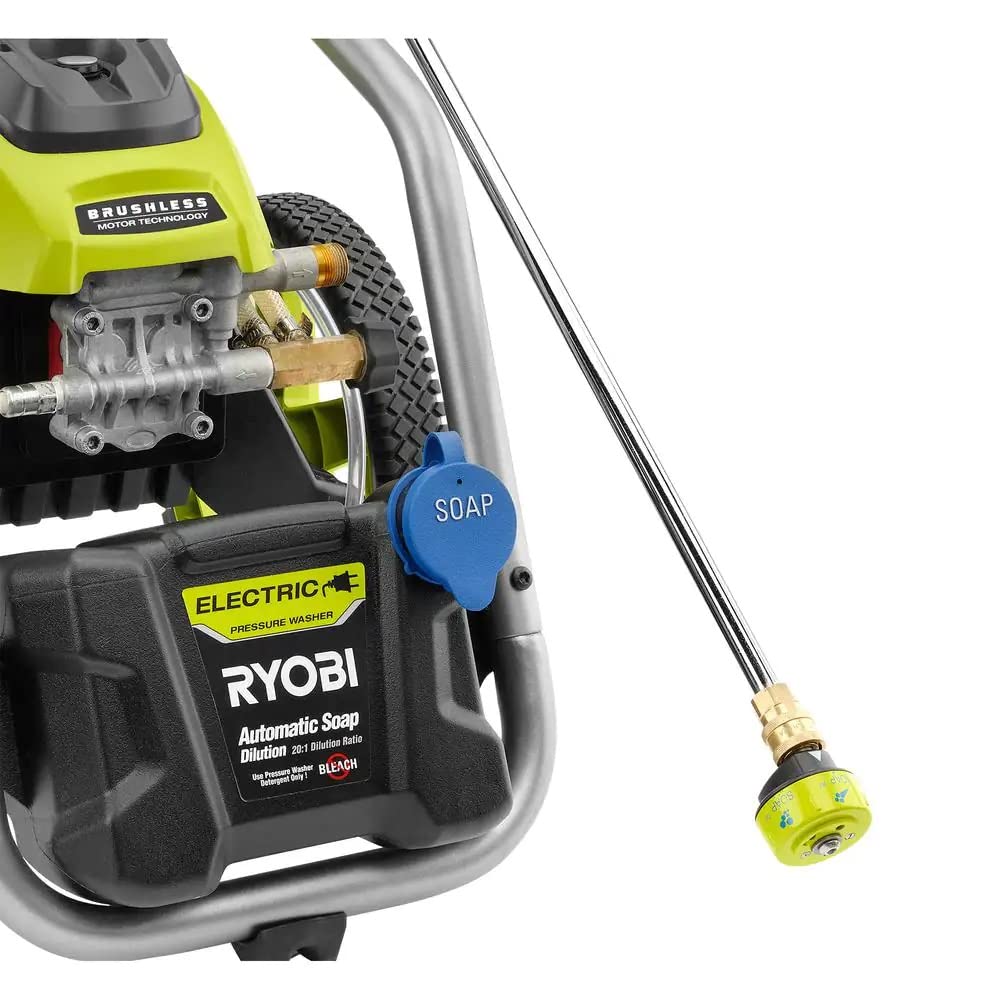 Used - RYOBI 3000 PSI 1.1 GPM Cold Water Electric Pressure Washer