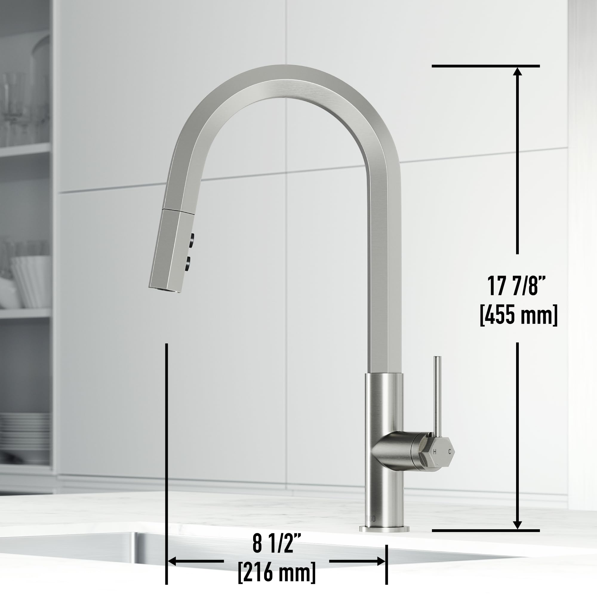 Open Box - Vigo VG02034ST - Kitchen Faucet