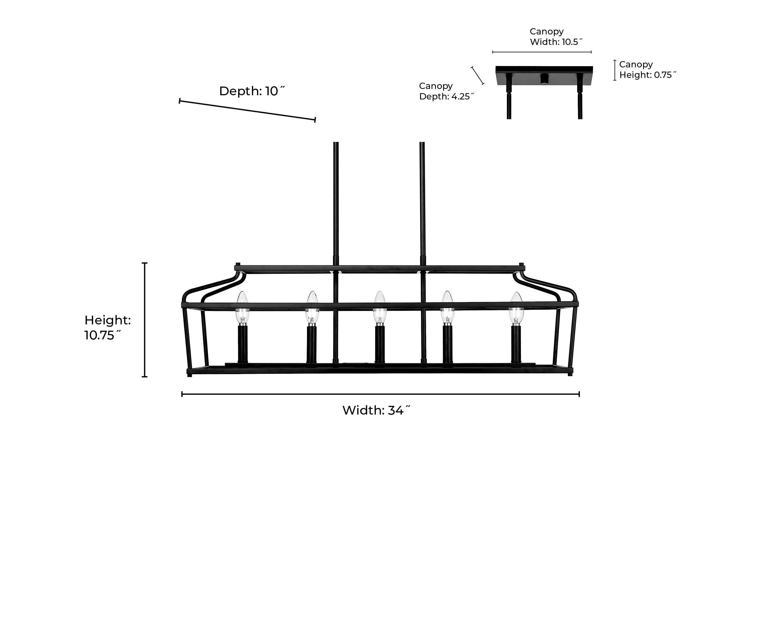 Open Box - Millennium Lighting 19105-VB - Chandeliers Indoor Lighting
