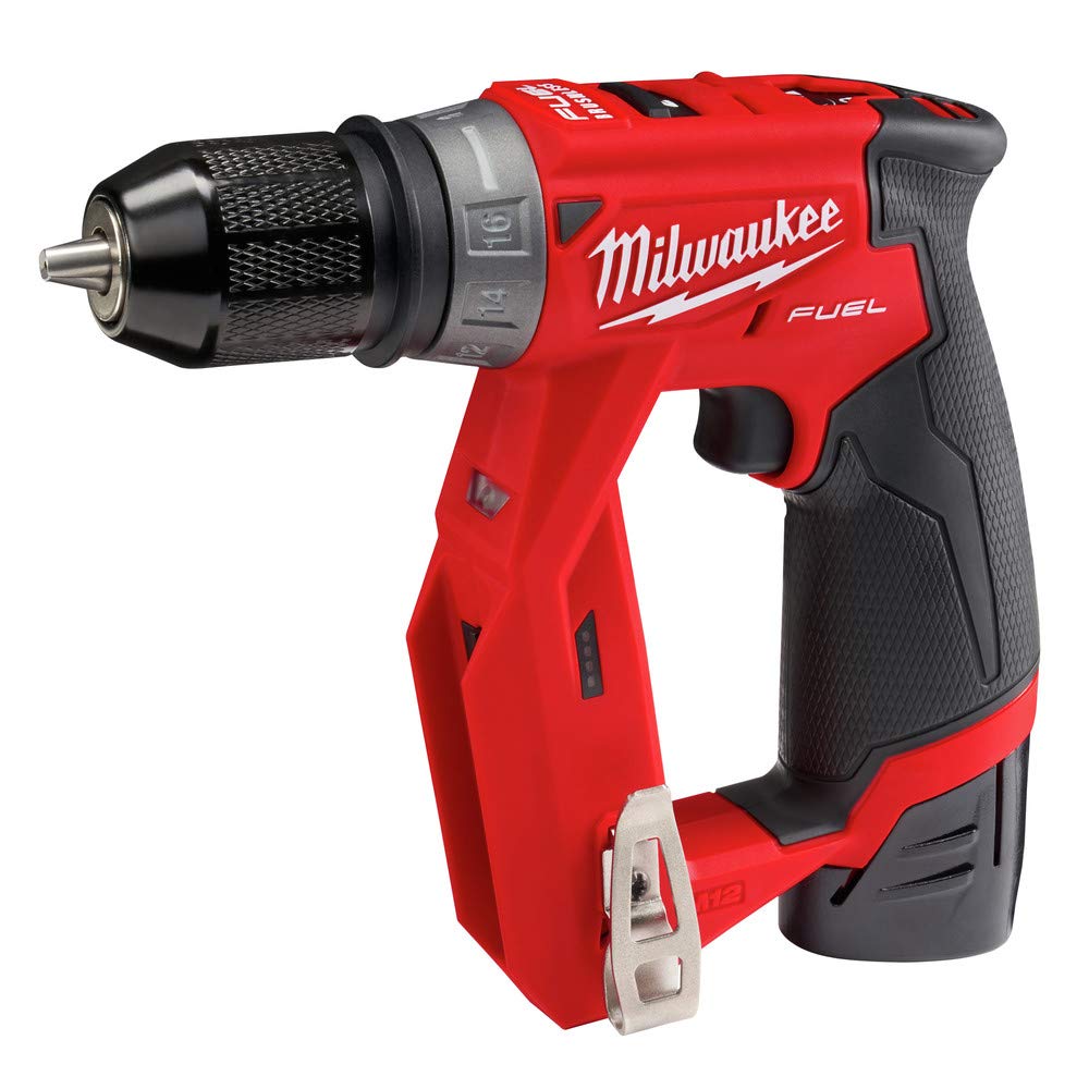 Open Box -  Milwaukee 2505-22 M12 FUEL 12-V Lithium-Ion Brushless Cordless Drill Driver Kit MilwaukeeBullseye Deals