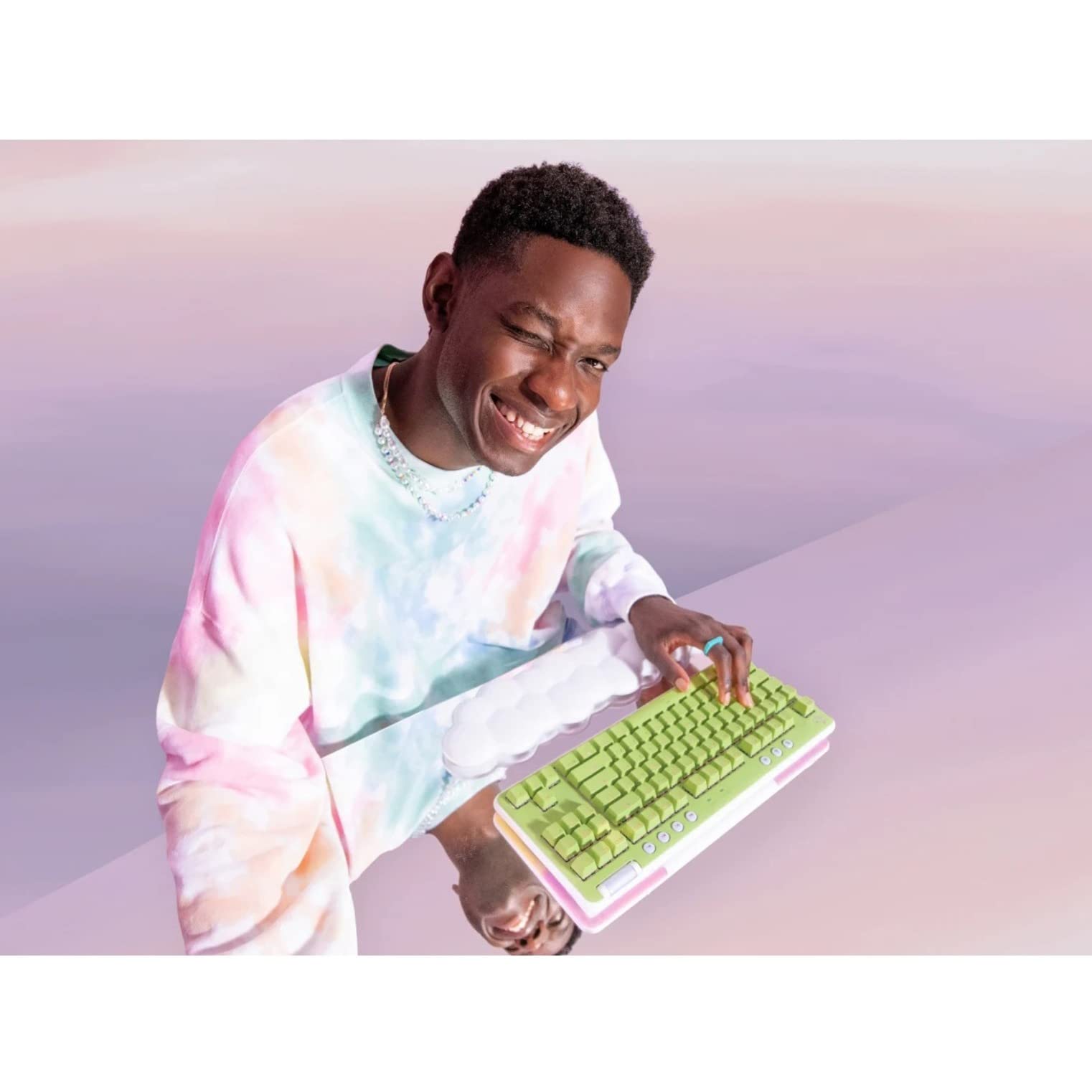 Refurbished - G715 Wireless Gaming Keyboard-OFF WHITE-US-2.4GHZ/BT-TACTILE 920-010453