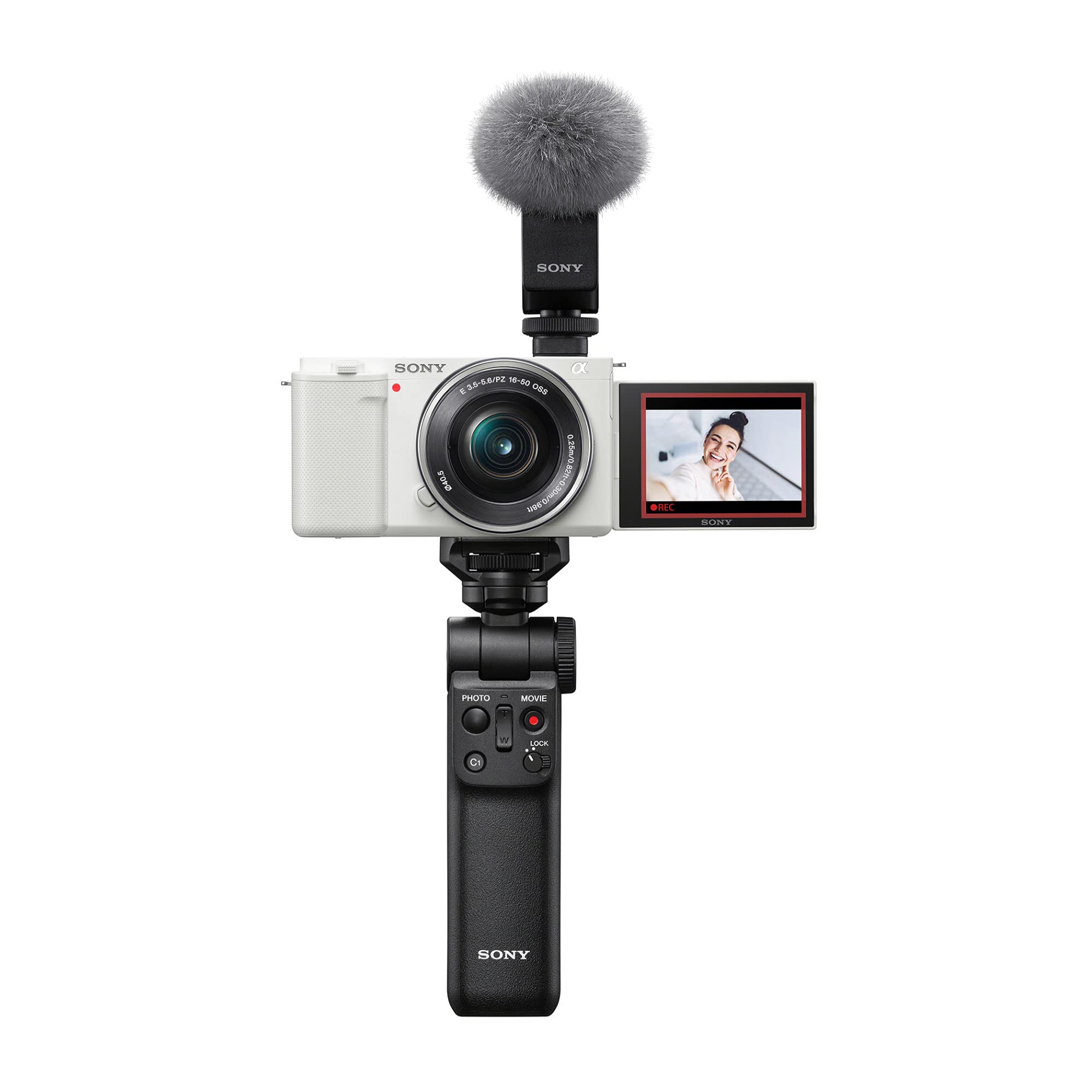 Certified Refurbished - Sony - Alpha ZV-E10 Mirrorless Vlog Camera - Body Only - White SonyBullseye Deals