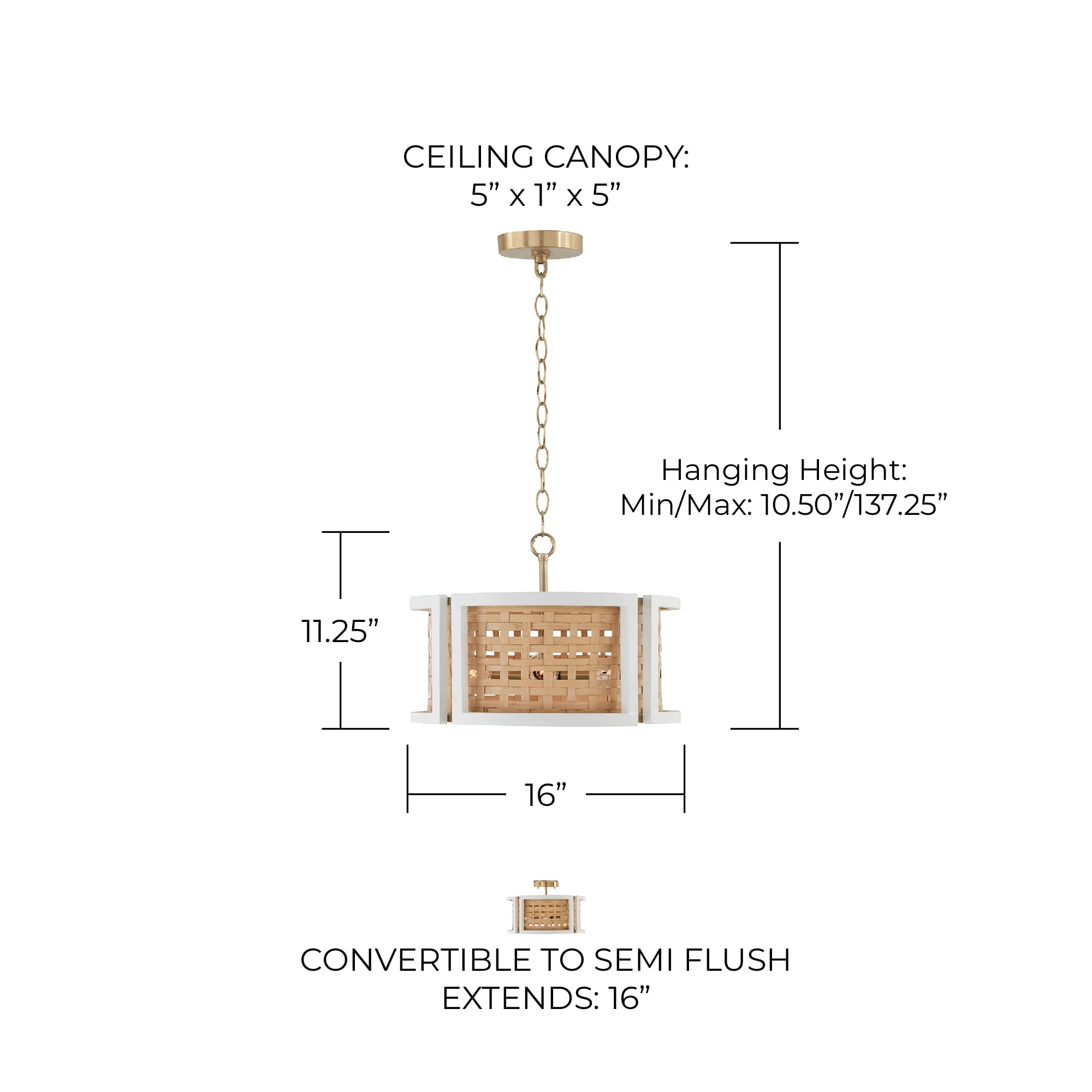 Open Box - Capital Lighting 244341WM - Ceiling Fixtures Indoor Lighting