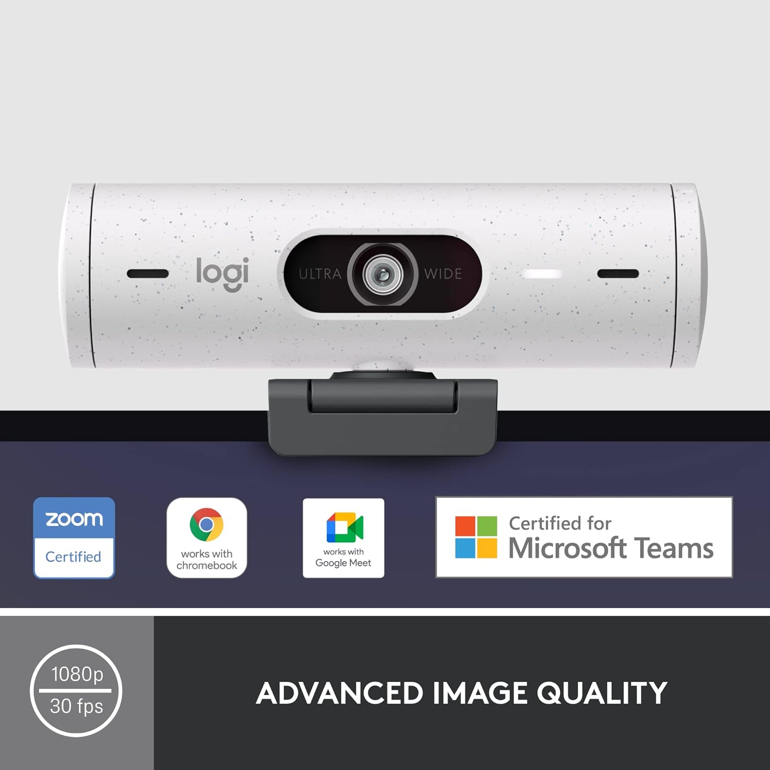 Logitech Brio 505 Web Camera - Off White LogitechBullseye Deals