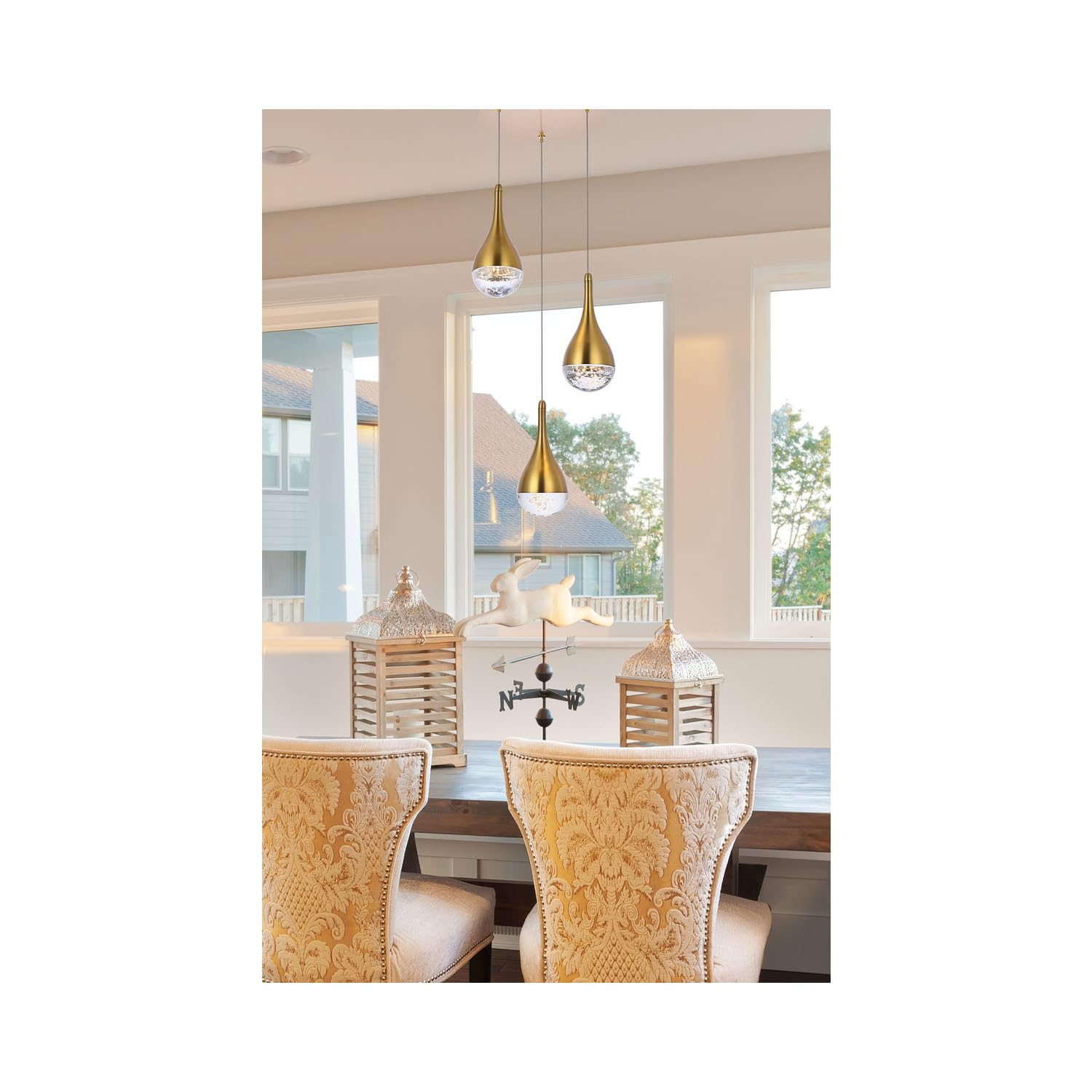 Open Box - Elegant Lighting 3803D12SG - Pendants Indoor Lighting