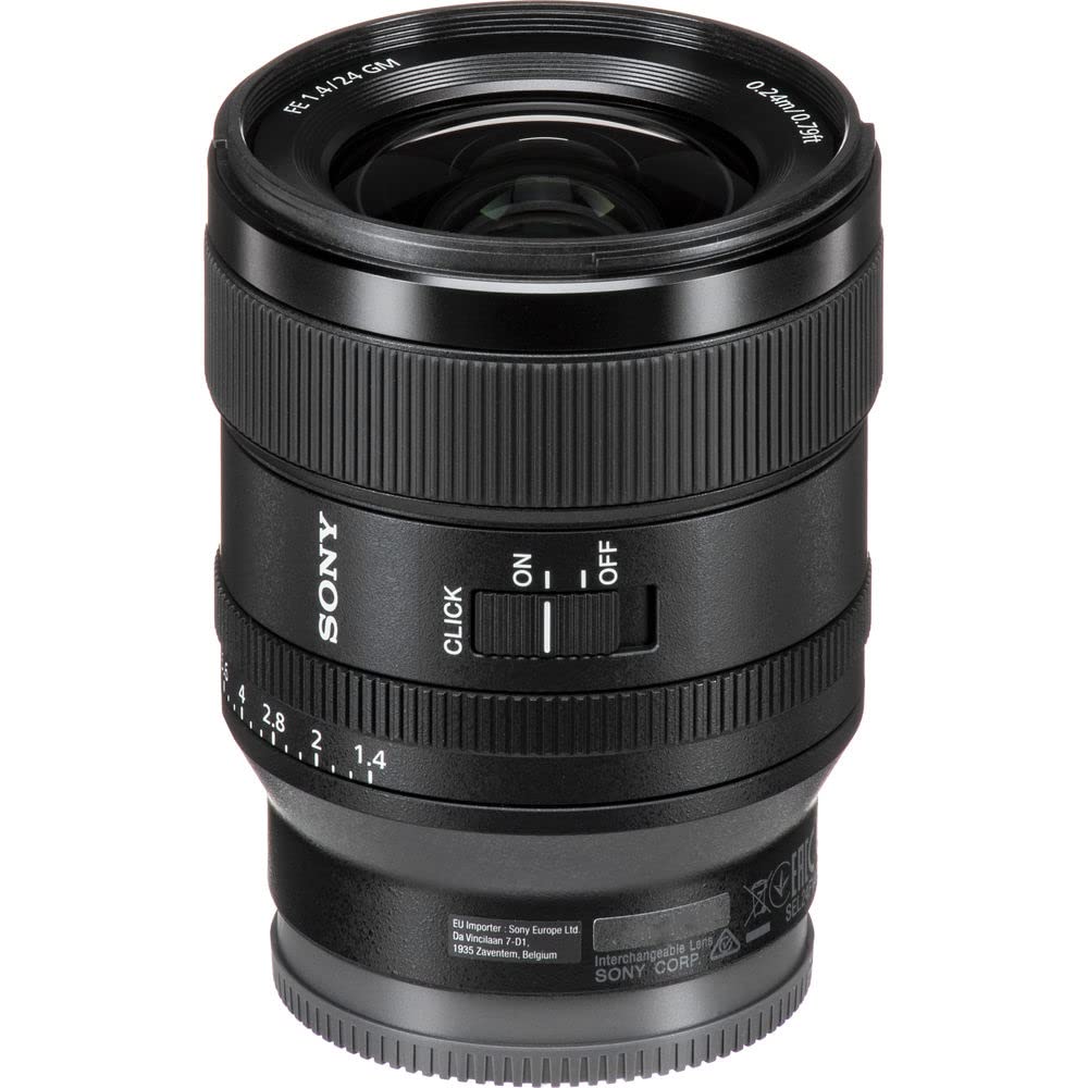 Certified Refurbished - Sony E-mount FE 24mm F1.4 GM Full Frame Wide-angle Prime Lens (SEL24F14GM) SonyBullseye Deals
