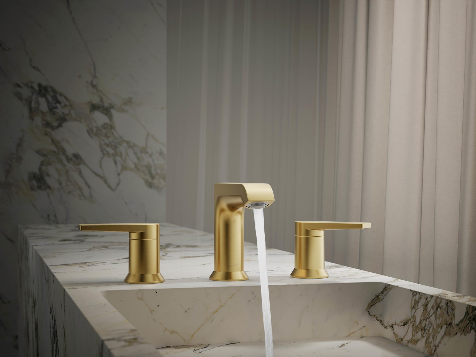 Open Box - Kohler K-37893-4-2MB - Bathroom Sink Faucets Faucet