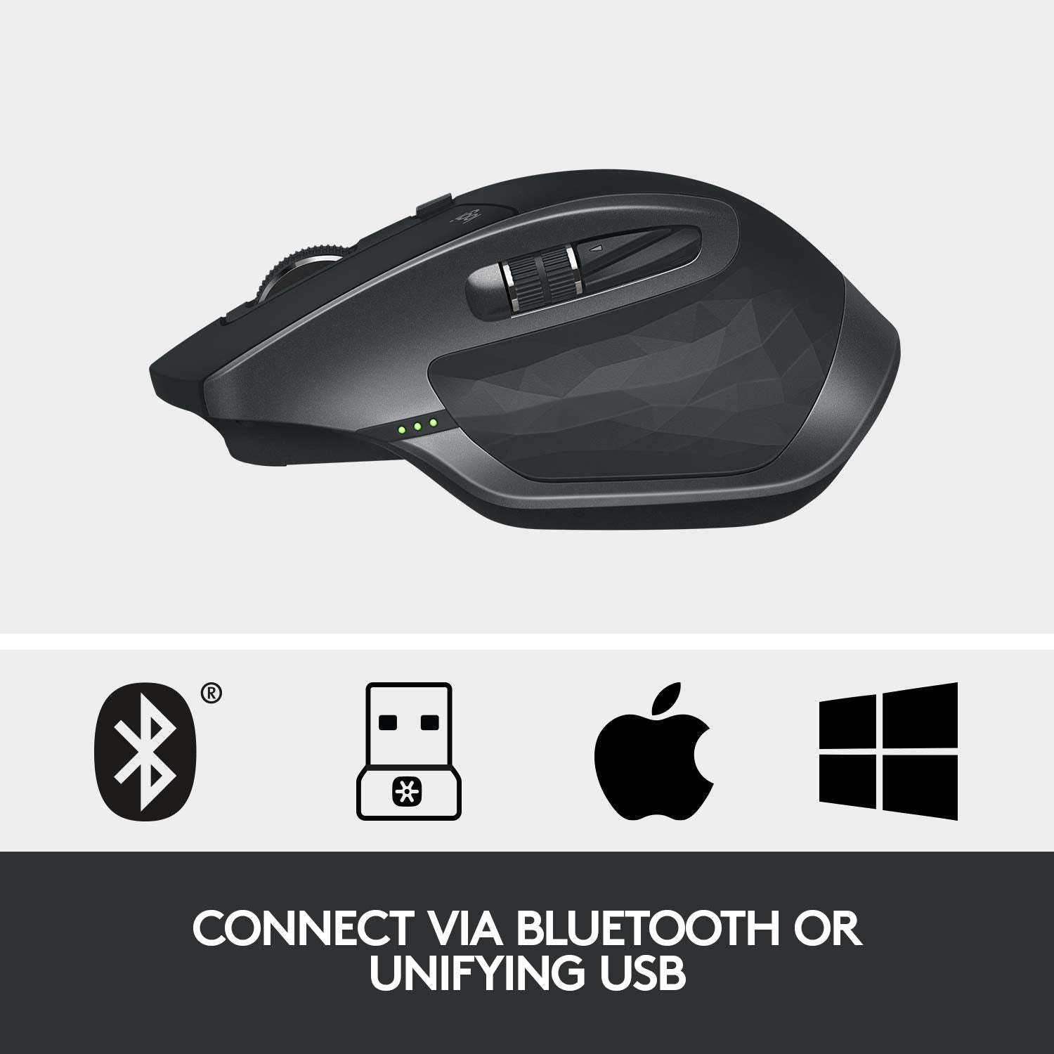 Open Box -  MX MASTER 2S WIRELESS MOUSE-GRAPHITE-BT- 910-005965