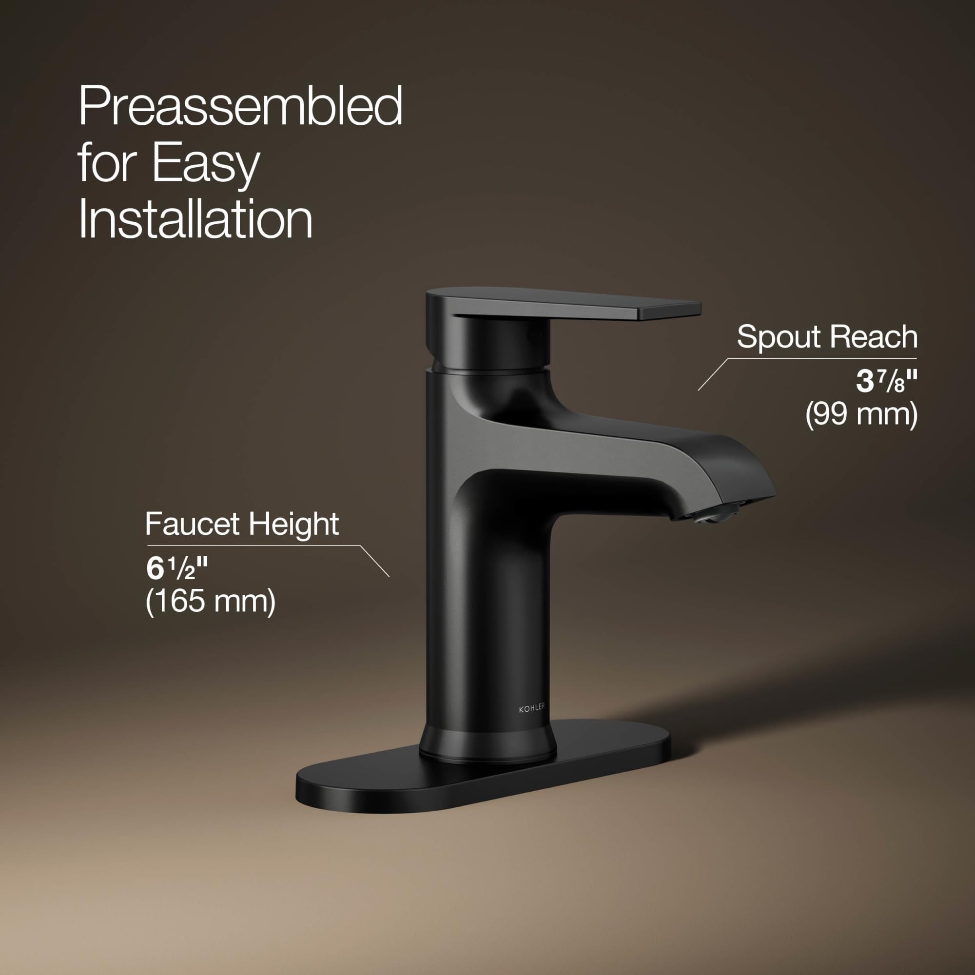 Open Box - Kohler K-37892-4-BL - Bathroom Sink Faucets Faucet