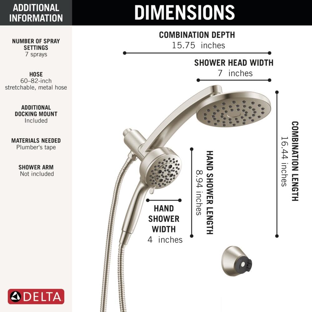 Open Box - Delta 58600-SS-PR25 - Shower Heads Showers
