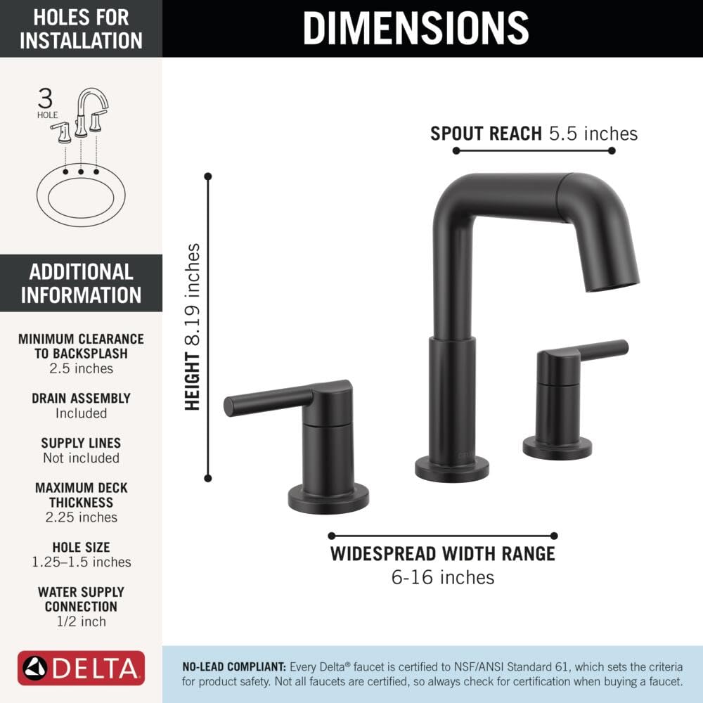 Open Box - Delta 35849LF-BLPD - Bathroom Sink Faucets Faucet