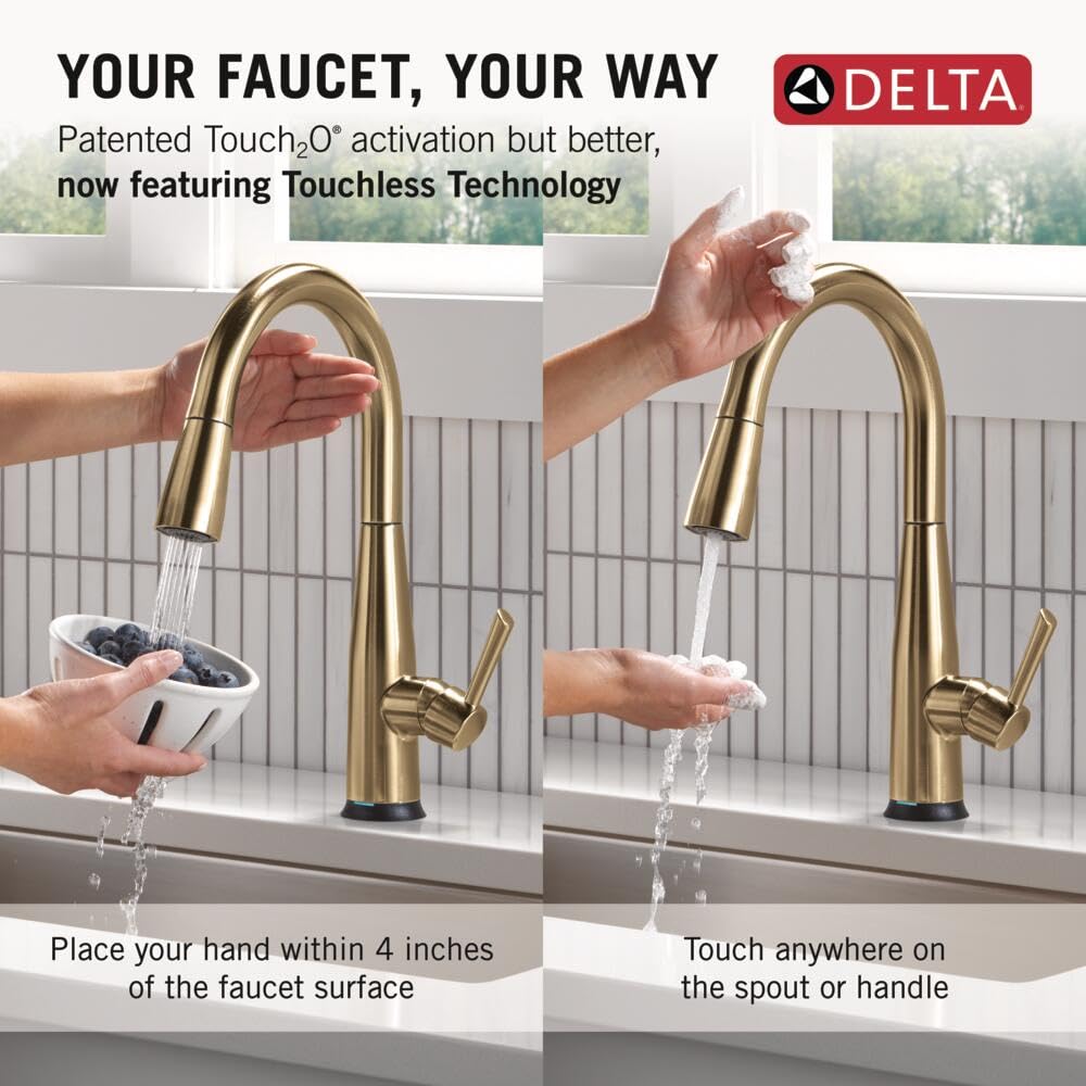 Open Box - Delta 9113TL-CZ-DST - Kitchen Faucet