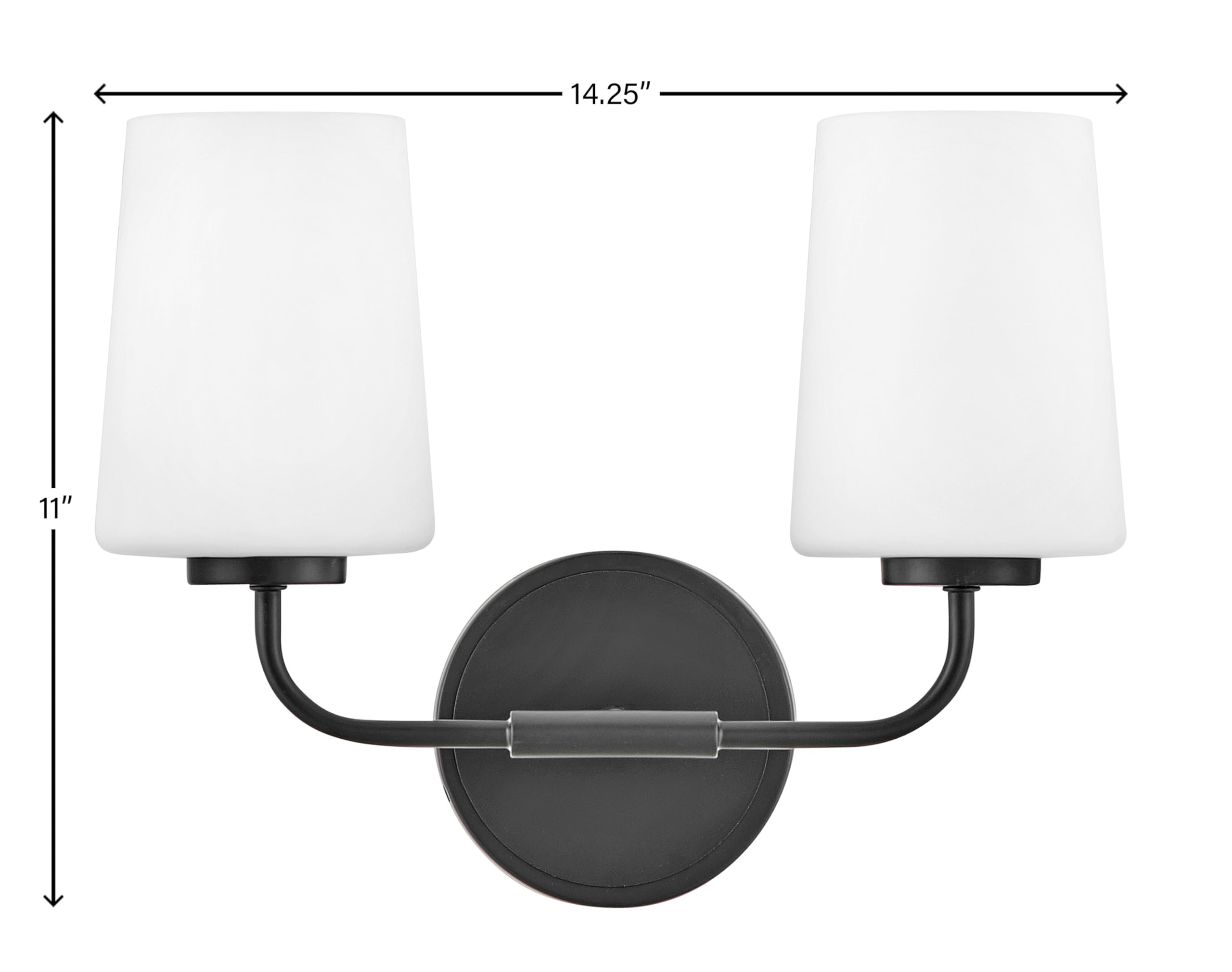 Open Box - Lark 853452BK - Bathroom Fixtures Indoor Lighting